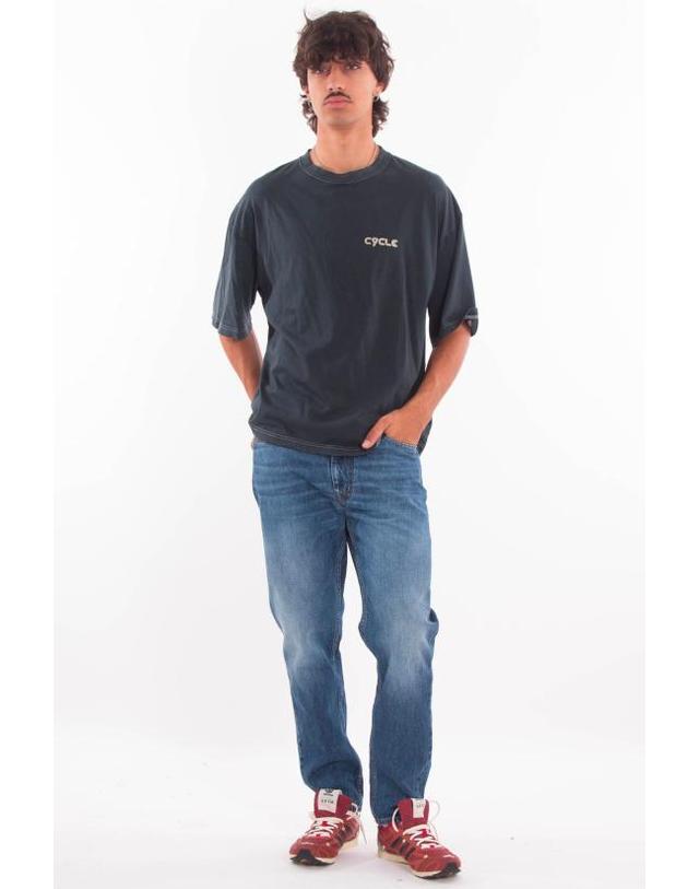사이클 [해외직구] 25FW 싸이클 데님 팬츠 451P522 07 Denim 착용컷