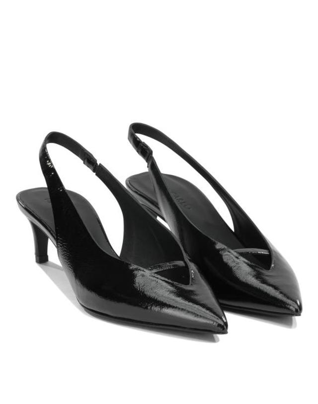 델 카를로 [해외직구] 26SS 델 칼로 힐 펌프스 12103PARISVETRO NERO Black 착용컷