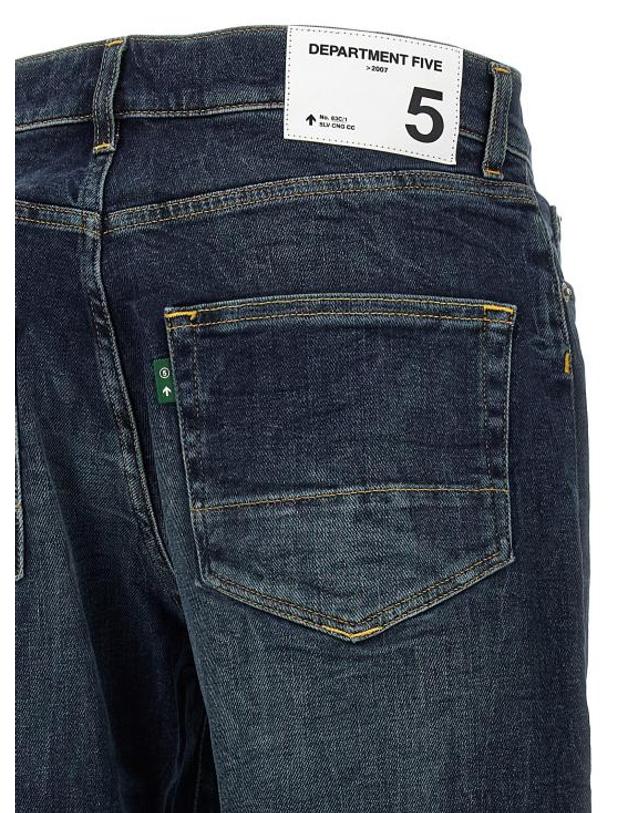 디파트먼트파이브 [해외직구] 25SS 디파트먼트5 데님 팬츠 UP5082DS0064812 Blue 착용컷