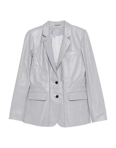 [해외직구] 26SS 데사 가죽 자켓 K14962SILVER Light Grey