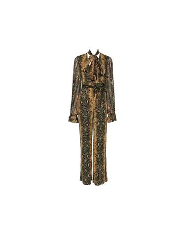 [해외직구] 26FW 다이앤 본 퍼스텐버그 점프수트 U025CSEMCYMYGT SEMCY YELLOW GREEN