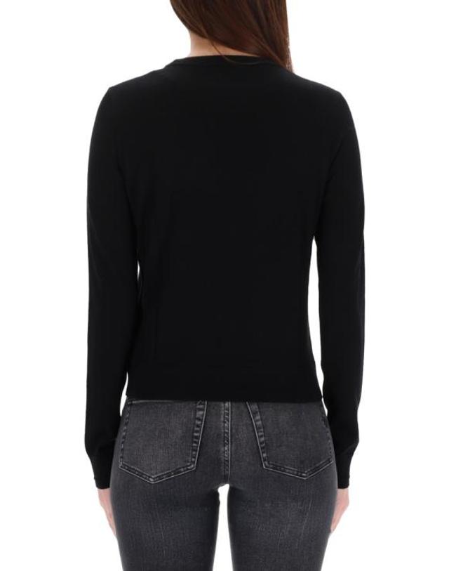 디젤 [해외직구] 25FW 디젤 M 알리네사 컷아웃 로고 울 점퍼 A17498 0DCCH9XX BLACK 착용컷