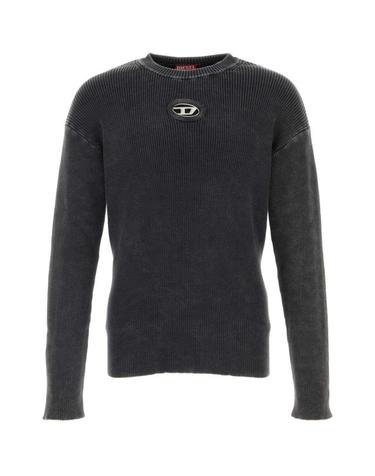 [해외직구] 26SS 디젤 K Darren 오벌 D 컷아웃 리브드 스웨터 A220130AKBQ 900 Black