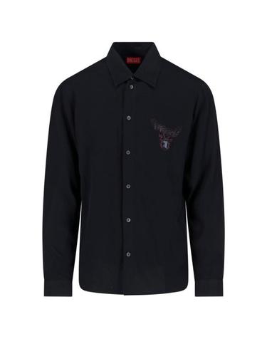 [해외직구] 26SS 디젤 긴팔 셔츠 A23642 0LJCL 9XX Black