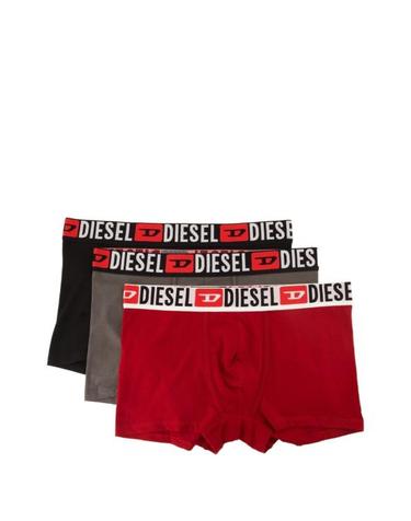 [해외직구] 26SS 디젤 Umbx 데미안 박서 브리프 3팩 00ST3V0DDAIE7449 Black Grey Red