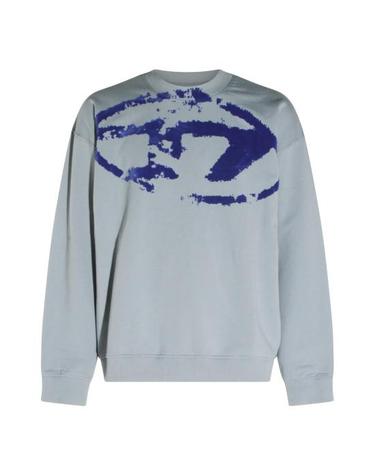 [해외직구] 26FW 디젤 S 박스트 N5 스웨트셔츠 A13051 0DMBU9ED POWDER BLUE