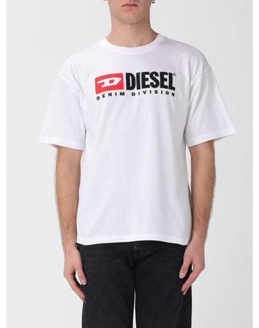 [해외직구] 26SS 디젤 T 박스트 Div 로고 패치 티셔츠 A149430GRAI 100 White