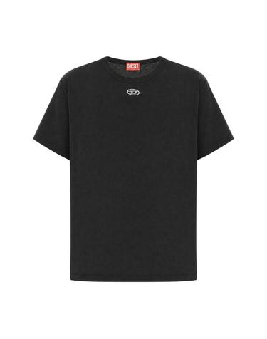 [해외직구] 26FW 디젤 T 노미 Od S1 코튼 티셔츠 A203990JMBB 900 BLACK