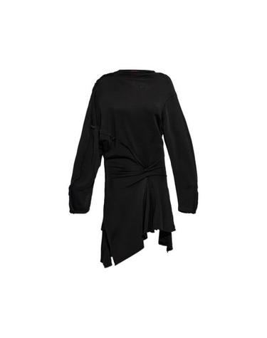 [해외직구] 26FW 디젤 미디 원피스 A22242 0WEBI 900 BLACK