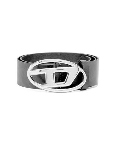[해외직구] 26FW 디젤 B 1DR W 레더 가죽 벨트 D 버클 X08727 PR666 H6528 BLACK SILVER