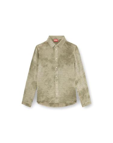 [해외직구] 26FW 디젤 긴팔 셔츠 A226660HNBW 78V DARK BROWN