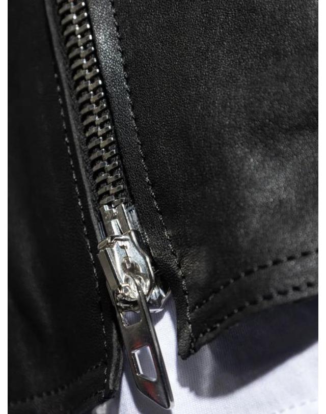 디젤 [해외직구] 26SS 디젤 가죽 자켓 A220270IGAM 9XX BLACK 착용컷