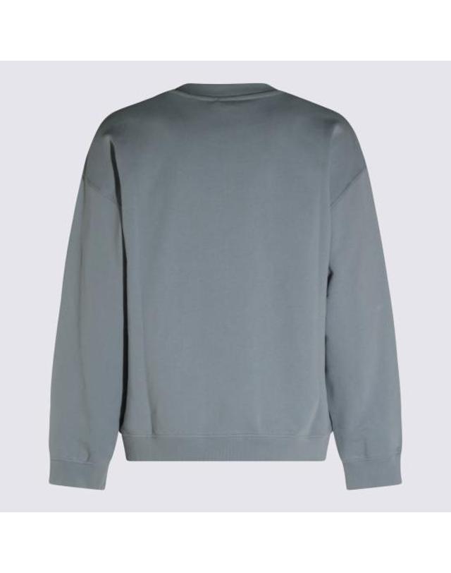 디젤 [해외직구] 26FW 디젤 S 박스트 N5 스웨트셔츠 A13051 0DMBU9ED POWDER BLUE 착용컷
