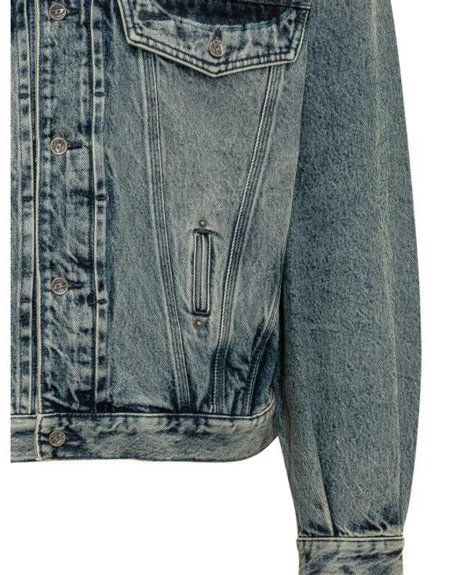 디젤 [해외직구] 26FW 디젤 데님 자켓 A233150IFBV 01 DENIM 착용컷