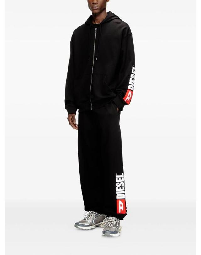 디젤 [해외직구] 26FW 디젤 s boxt zip hood div 후드집업 A200220GEAD 9XX BLACK 착용컷