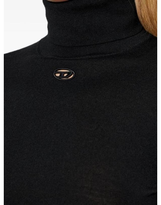 디젤 [해외직구] 26FW 디젤 원피스 A208460DCCH 9XX DEEP BLACK 착용컷