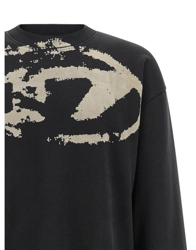 디젤 [해외직구] 26FW 디젤 긴팔 티셔츠 DI336949BM BLACK 착용컷