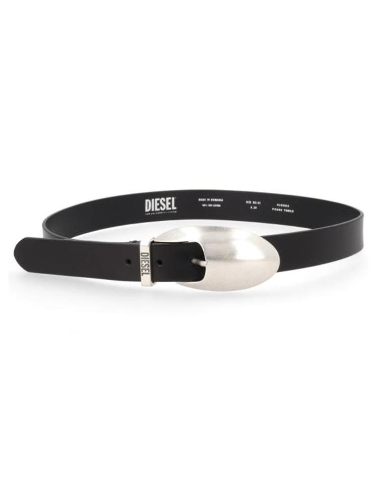 [해외] 26SS 디젤 가죽 벨트 X10893 PR666T8013 BLACK