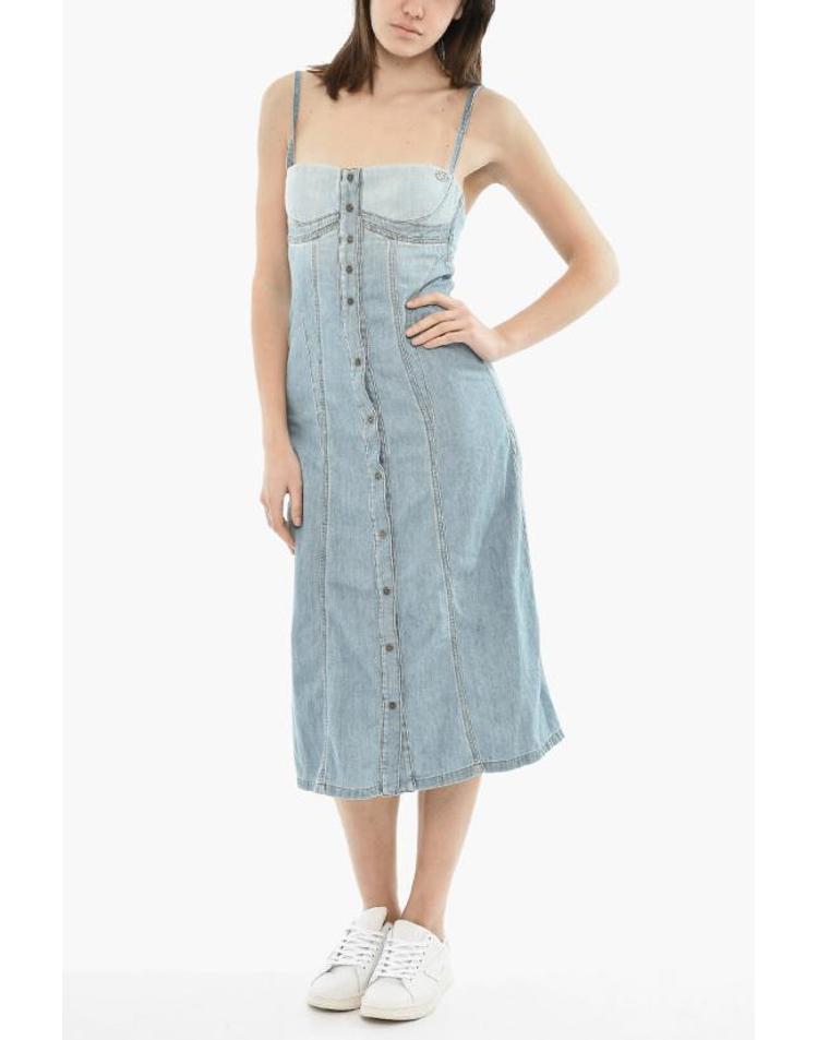 DIESEL [해외] 디젤 데님 원피스 A10934 068GH 01 Blue