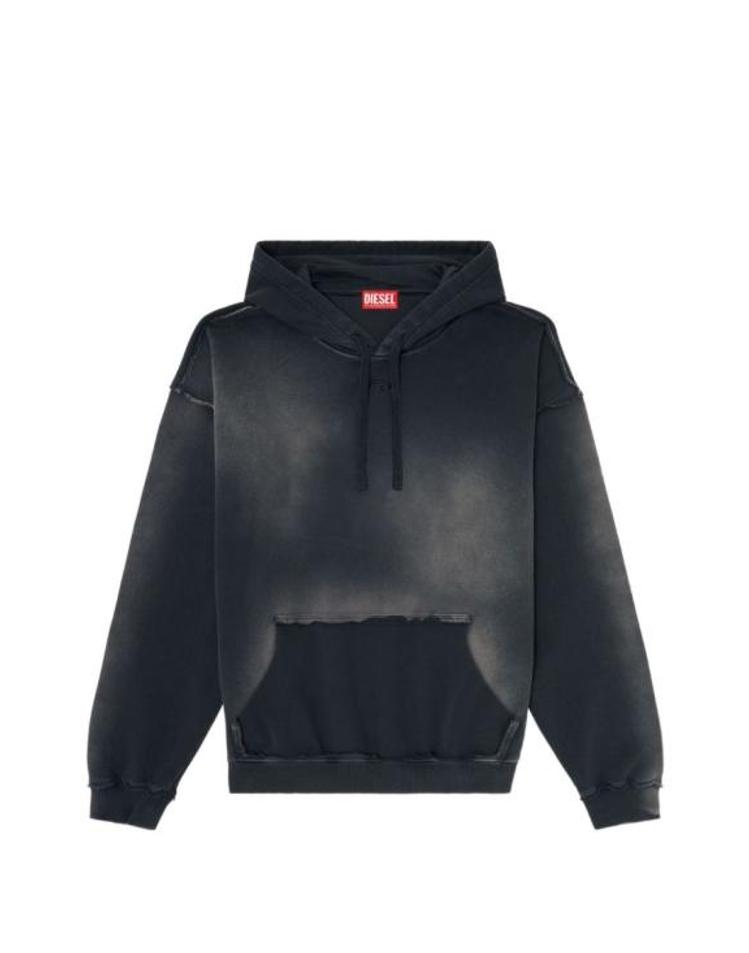 DIESEL [해외] 26FW 디젤 후드 티셔츠 A228310EFBR900 Black E7Y4XX71396