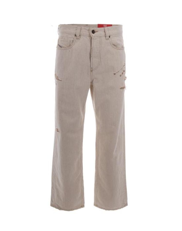 DIESEL [해외] 26FW 디젤 2001 D 매크로 릴렉스 핏 데님 팬츠 A11598 BEIGE E7Y4XX71701
