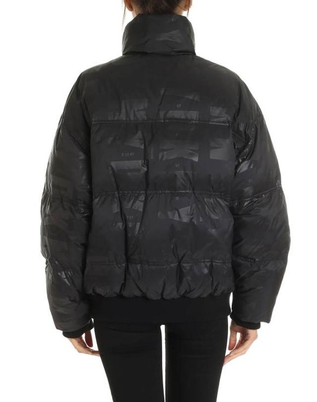 디케이엔와이 [해외직구] 19FW 디케이엔와이 숏패딩 P9GJ1C29 black NERO 착용컷