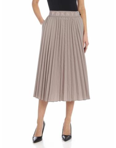 [해외직구] 20SS 디케이엔와이 미디 원피스 P9JN0DQZTPE Brown