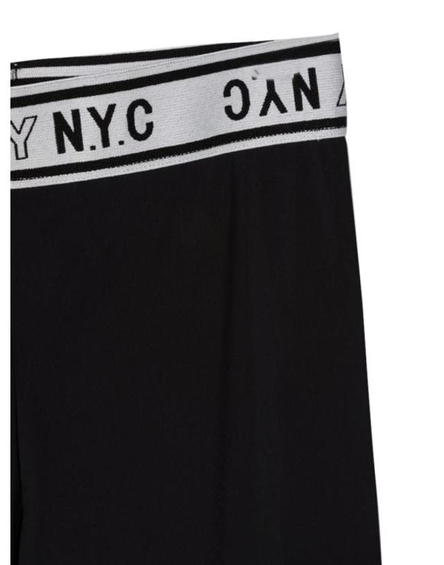 디케이엔와이 [해외직구] 21FW 주니어 디케이엔와이 스트레이트 팬츠 D34A38T 09B BLACK 착용컷