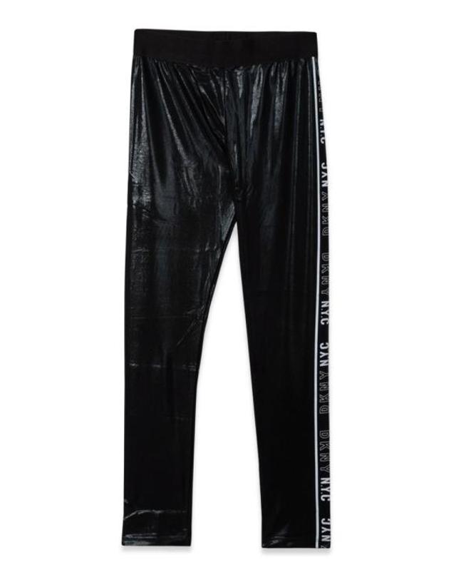 디케이엔와이 [해외직구] 21FW 주니어 디케이엔와이 스트레이트 팬츠 D34A30T 09B BLACK 착용컷