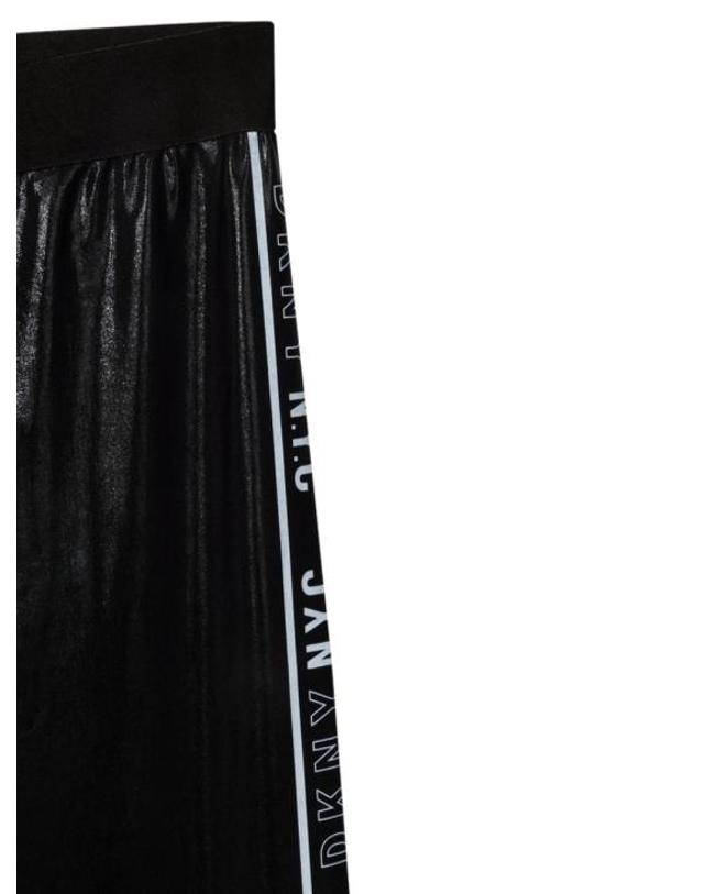 디케이엔와이 [해외직구] 21FW 주니어 디케이엔와이 스트레이트 팬츠 D34A30T 09B BLACK 착용컷