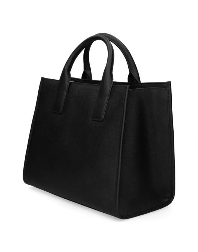 디케이엔와이 [해외직구] 24FW 디케이엔와이 토트백 R43AKQ11 BGD Black 착용컷