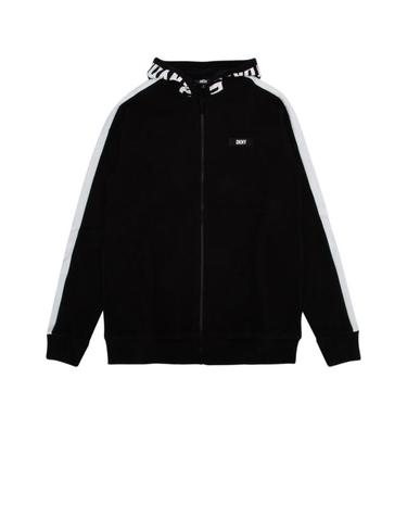 [해외직구] 23FW 디케이엔와이 후드 티셔츠 D25E60 09B BLACK