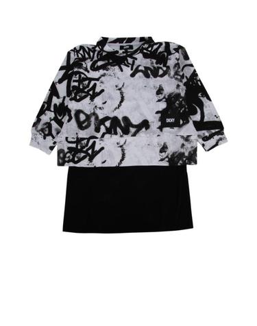 [해외직구] 23FW 디케이엔와이 숏 원피스 D32888 N50 MULTICOLOR