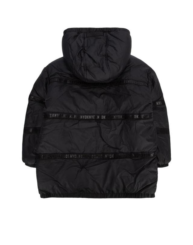 디케이엔와이 [해외직구] 23FW 디케이엔와이 패딩 D36687 09B BLACK 착용컷