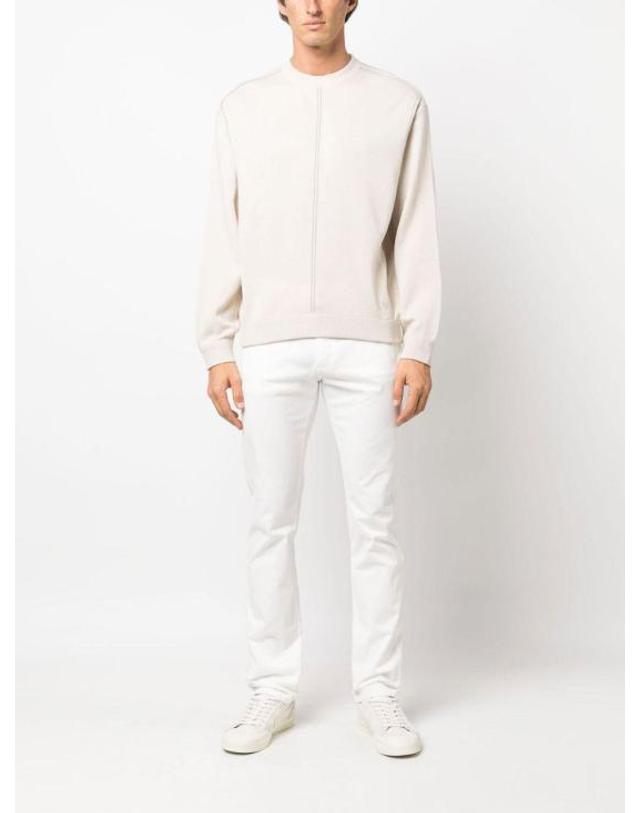 엠포리오 아르마니 [해외직구] 23FW 엠포리오 아르마니 스웨터 6R1MX31MOZZ0304 BEIGE 착용컷