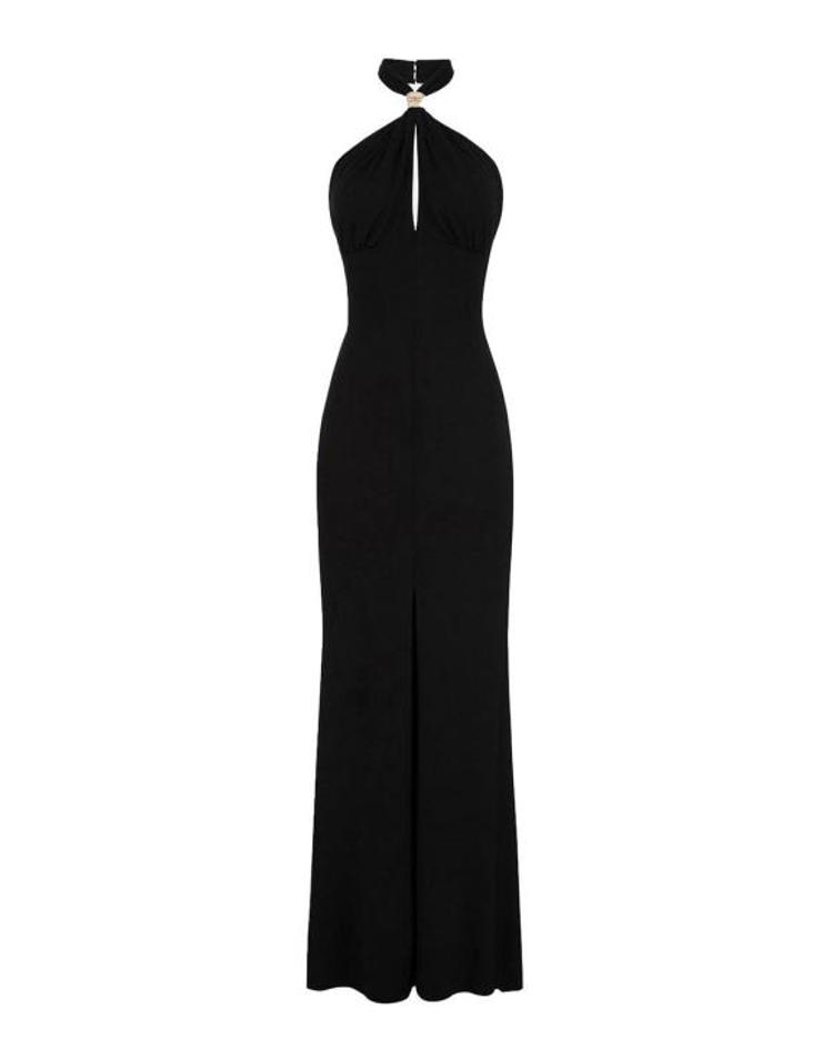 ELISABETTA FRANCHI [해외] [엘리자베타프랑키] 24SS 엘리자베타프랜치 미디 스커트 AB71747E2V640 Black