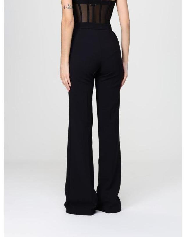 엘리자베타프랑키 [해외직구] 26SS 엘리자베타프랜치 스트레이트 팬츠 PA17161E2 110 Black 착용컷