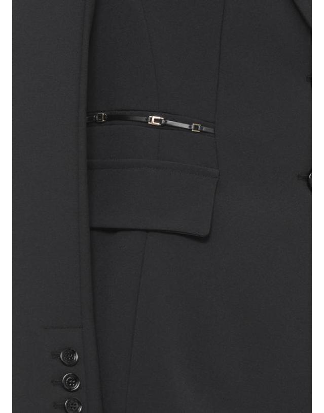 엘리자베타프랑키 [해외직구] 26FW 엘리자베타프랜치 수트 자켓 GI27466E2 110 BLACK 착용컷