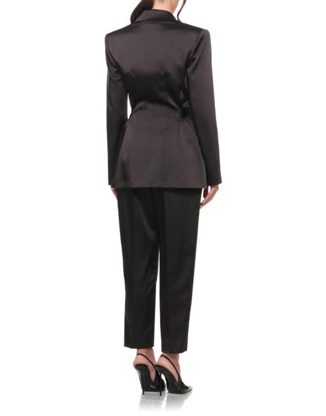 엘리자베타프랑키 [해외직구] 26FW 엘리자베타프랜치 수트 자켓 GI27966E2 110 BLACK 착용컷