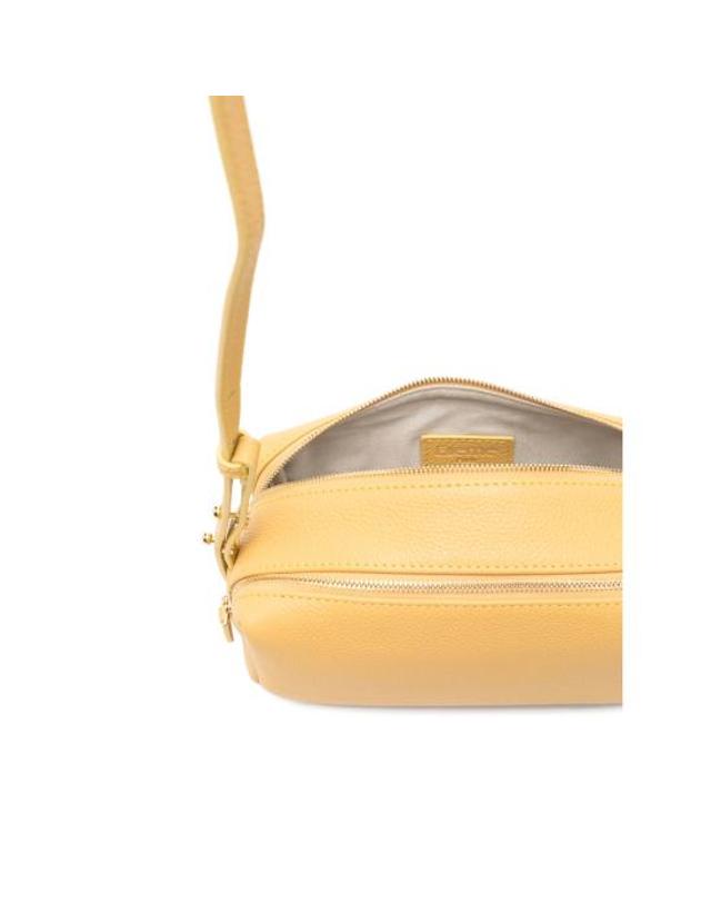 엘렘 [해외직구] 26SS 엘렘 크로스백 MINI TROUSSE PEB LEATHE MUSTA YELLOW 착용컷