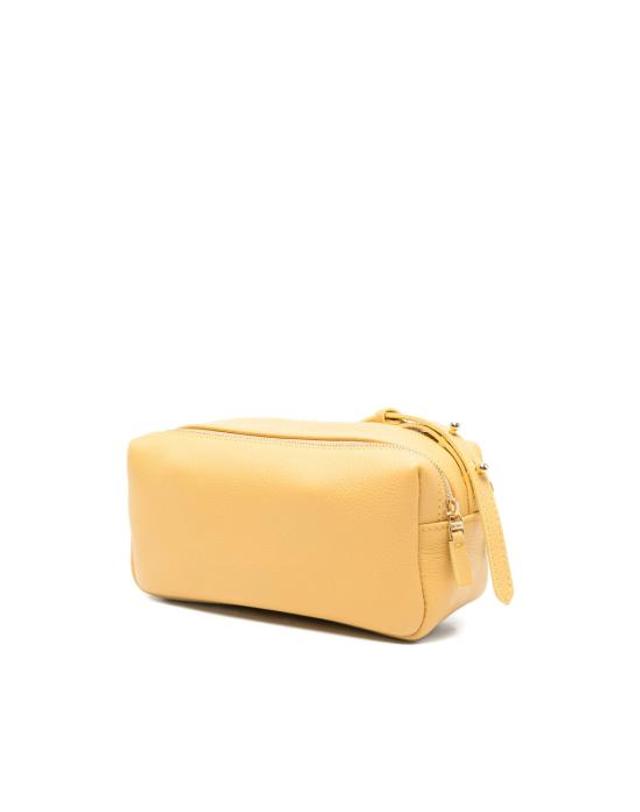 엘렘 [해외직구] 26SS 엘렘 크로스백 MINI TROUSSE PEB LEATHE MUSTA YELLOW 착용컷