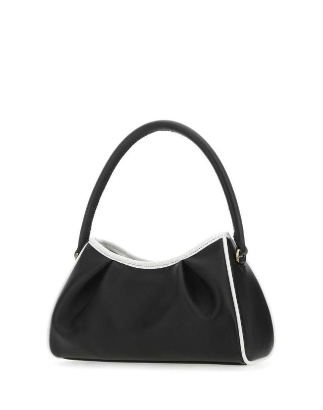 엘렘 [해외직구] 22FW 엘렘 숄더백 DIMPLE BLAWHITRI BLACK 착용컷
