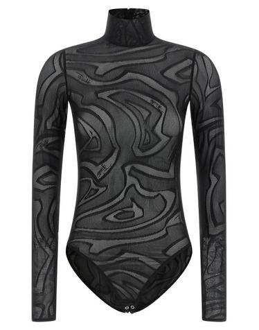 [해외직구] 26FW 에밀리오푸치 바디수트 티셔츠 EM343638BM BLACK