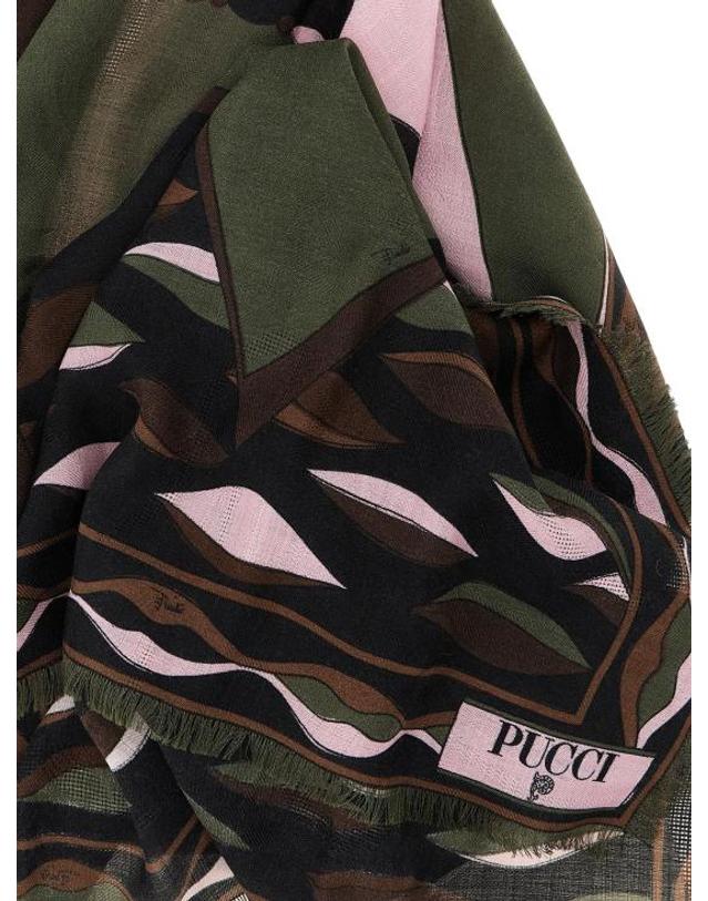 에밀리오푸치 [해외직구] 26FW 에밀리오푸치 머플러 스카프 EM343323BM MULTICOLOR 착용컷