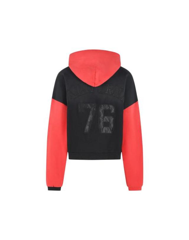 이알엘 [해외직구] 26FW 이알엘 니트웨어 ERL13T020 BLKRD BLACK RED 착용컷