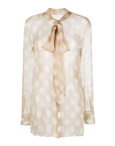 [해외직구] 23SS 에르마노 설비노 블라우스 D422K705EGMS4250 White