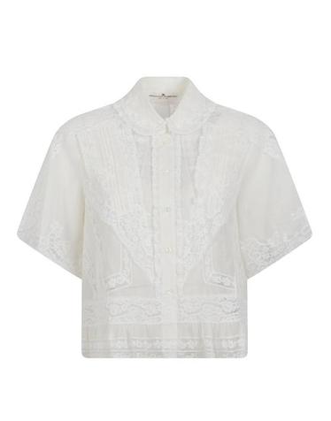 [해외직구] 26SS 에르마노 설비노 블라우스 D482K700APJGE14201 White