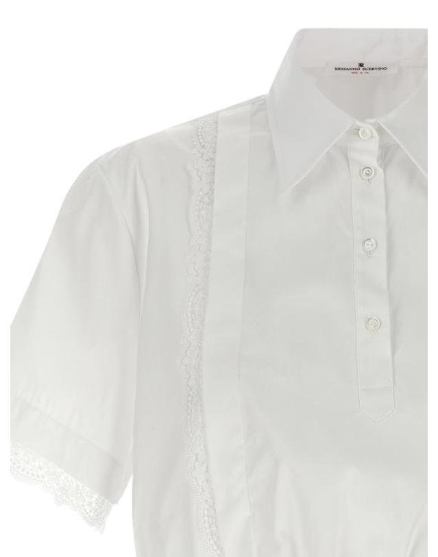 에르마노 설비노 [해외직구] 26SS 에르마노 설비노 블라우스 ER326094BM WHITE 착용컷
