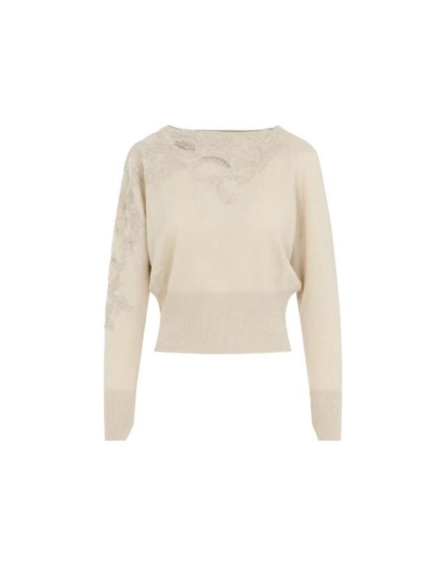 에르마노 설비노 [해외직구] 26FW 에르마노 설비노 스웨터 D495M302APPYU 20738 YELLOW CREAM 착용컷