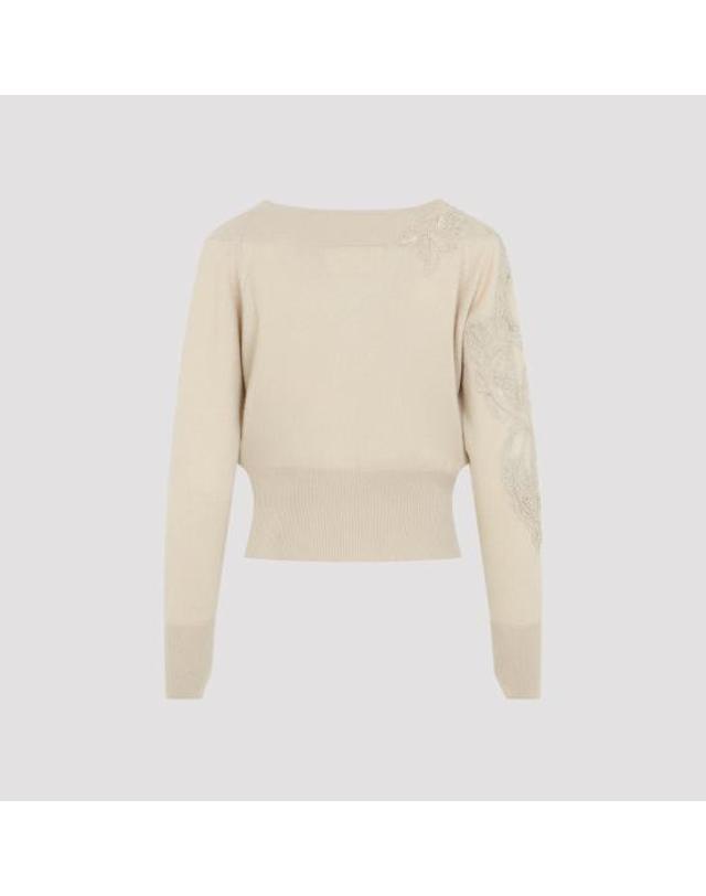 에르마노 설비노 [해외직구] 26FW 에르마노 설비노 스웨터 D495M302APPYU 20738 YELLOW CREAM 착용컷